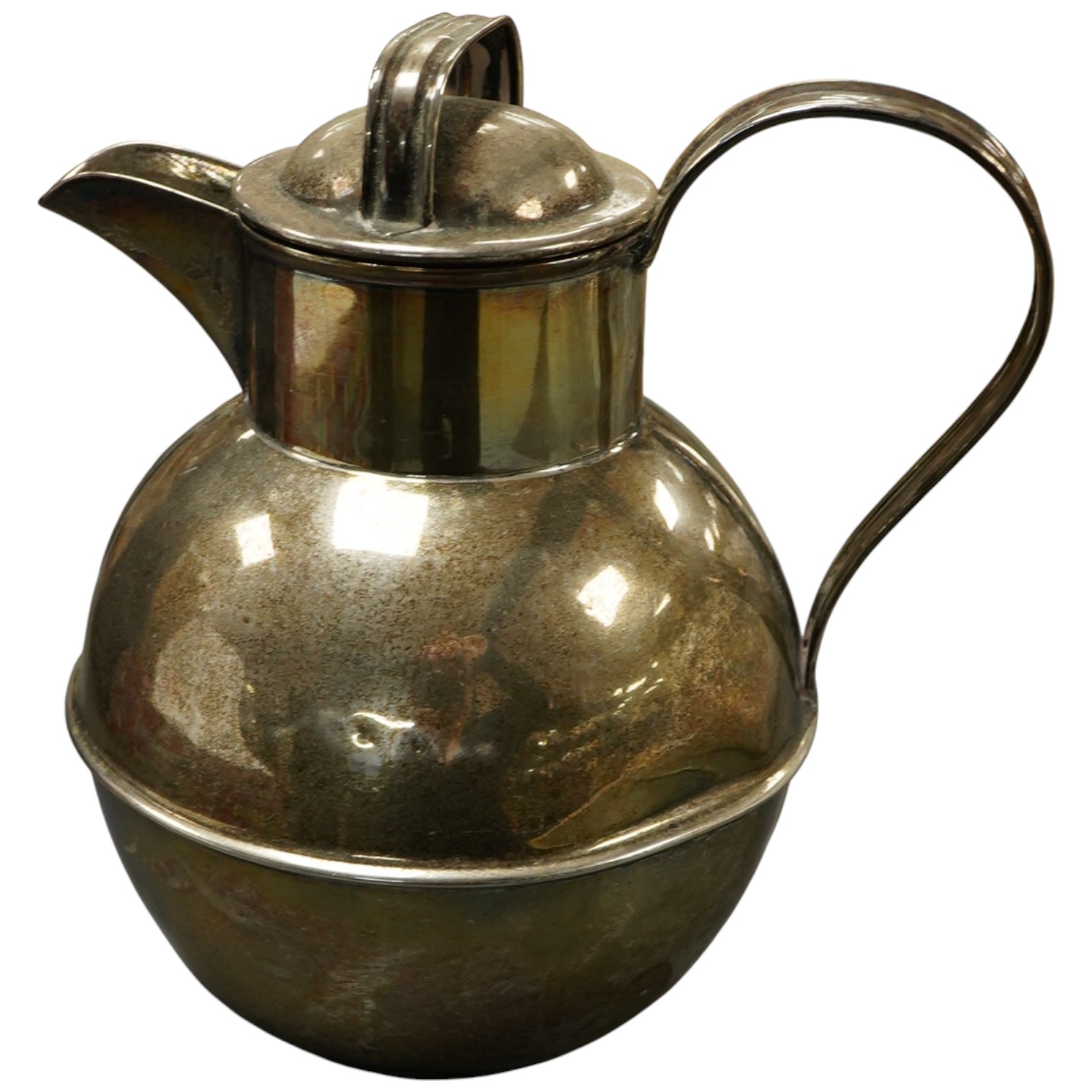 A George V silver Guernsey milk can, by William J Holmes, Birmingham, 1921, height 15.2cm, 9.1oz.